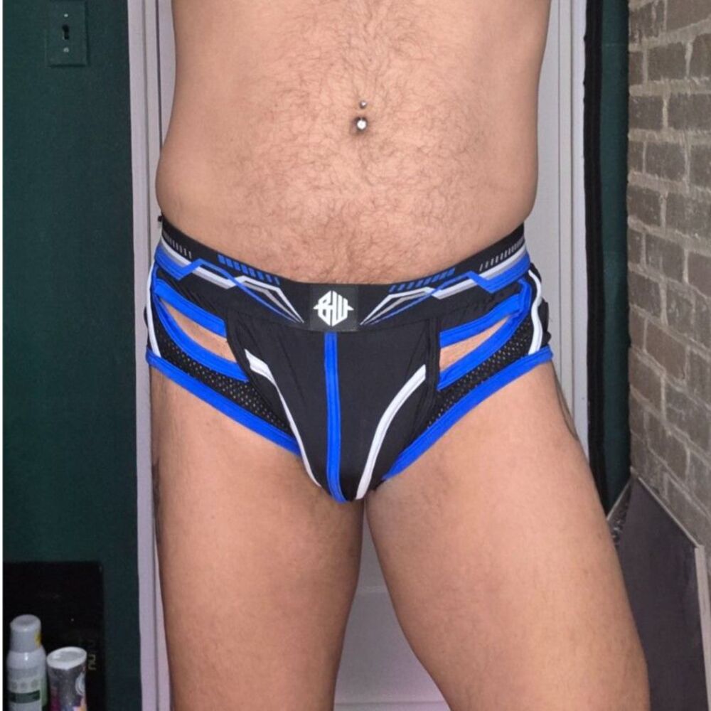 BREEDWELL CYBER NIGHTS BRIEF - BLUE (XL)
